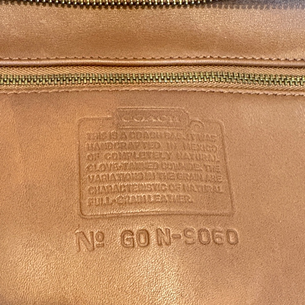 Coach Brown Leather Hobo Bag Vintage - Picture 12 of 16